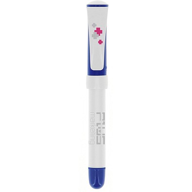 BIC® XS Finestyle Weiß/Dunkelblau/Blaue Tinte