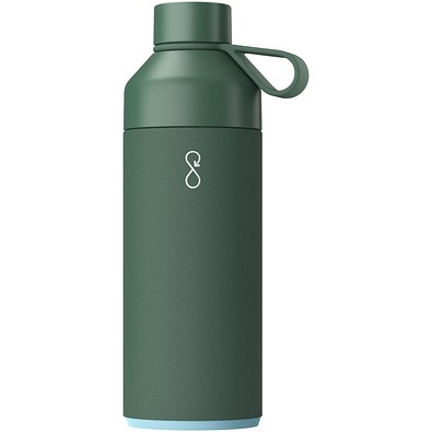 Big Ocean Bottle 1 L vakuumisolierte Flasche, waldgrün