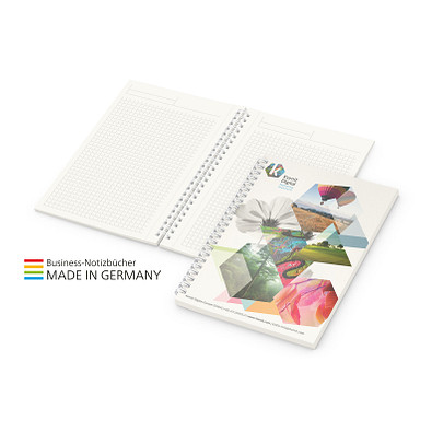 Geiger-Notes Bizz-Book green+blue Notizbuch A5, inkl. Druck, bunt