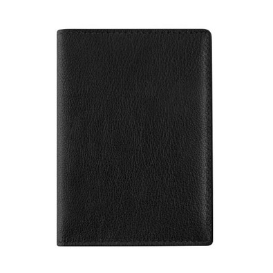 Blackmaxx® Ziegenlederführerscheintasche EcoNappaDeLuxe Basic, schwarz