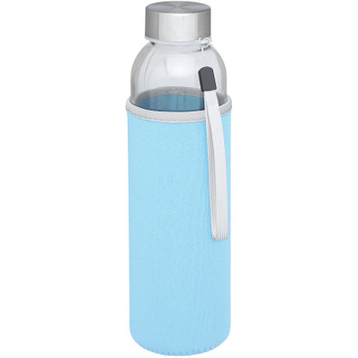 Bodhi 500 ml Glas-Sportflasche, hellblau