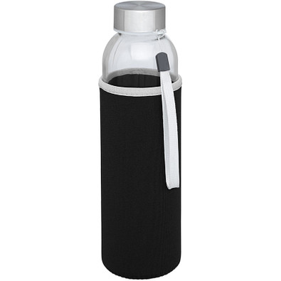 Bodhi 500 ml Glas-Sportflasche, schwarz