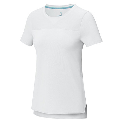 Borax Cool Fit T-Shirt aus recyceltem  GRS Material für Damen, weiss, XL