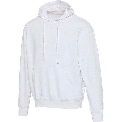 Boris Oversize Kapuzenpullover aus recycelter 280 g/m2 Bio Baumwolle (OCS), unisex, weiss, 4XS