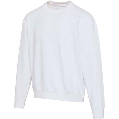 Boris Oversize Sweatshirt mit Rundhalsausschnitt aus recycelter 280 g/m2 Bio Baumwolle (OCS), unisex, weiss, 3XL