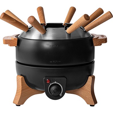 BOSKA electrisches Party Fondue Set - 2.3L (EU Type F), schwarz