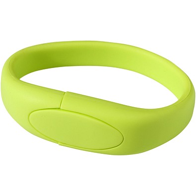 Bracelet USB-Stick, apfelgrün, 1GB