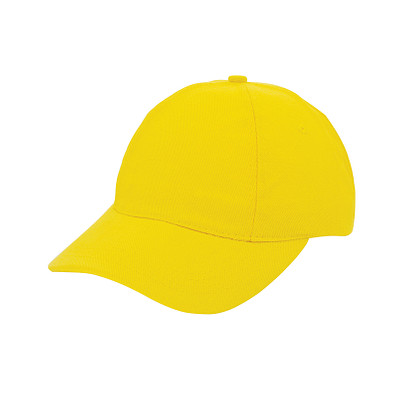 5-Panel-Cap Brushed Promo, gelb