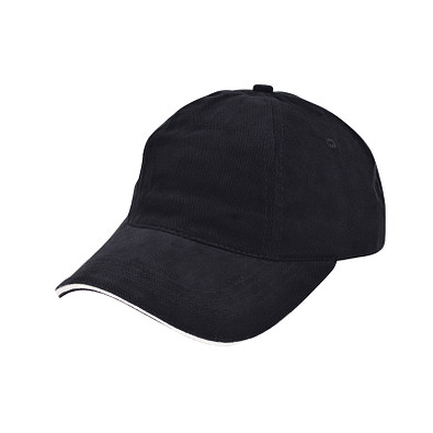 Brushed Promo Cap, schwarz/natur