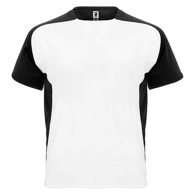 Bugatti T-Shirt Unisex aus recyceltem Material, weiß / schwarz, S