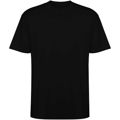 Bull Overzise T-Shirt Unisex, schwarz, S