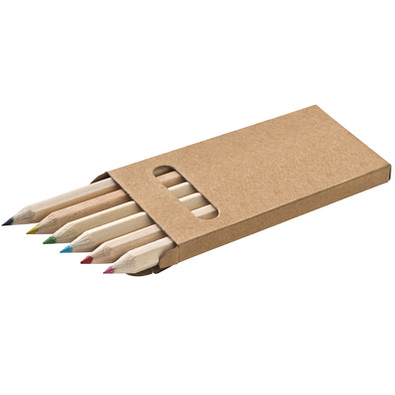 Buntstifte 6-teilig, natur Buntstifte 6-teilig, natur