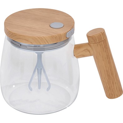 BURU Self-Stirring Mug, Elektronischer Rührbecher, transparent