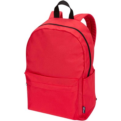 Byron 14 GRS-recycelter City Laptop Rucksack 14 L, rot