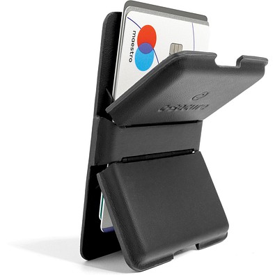 C-Secure MagSafe Phone-Wallet, schwarz