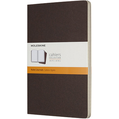 MOLESKINE® Notizbuch Cahier Journal L, liniert, coffee brown MOLESKINE® Notizbuch Cahier Journal L, liniert, coffee brown