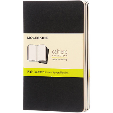 MOLESKINE® Notizbuch Cahier Journal Taschenformat, blanko, schwarz MOLESKINE® Notizbuch Cahier Journal Taschenformat, blanko, schwarz