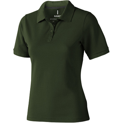 ELEVATE Damen Poloshirt Calgary, armeegrün, XS