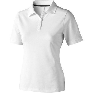 ELEVATE Damen Poloshirt Calgary, weiß, XL