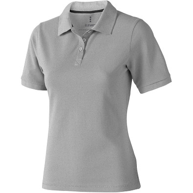 ELEVATE Damen Poloshirt Calgary, grau meliert, L