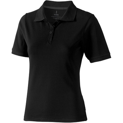 ELEVATE Damen Poloshirt Calgary, schwarz, L