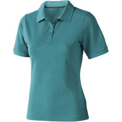ELEVATE Damen Poloshirt Calgary, türkis, XXL