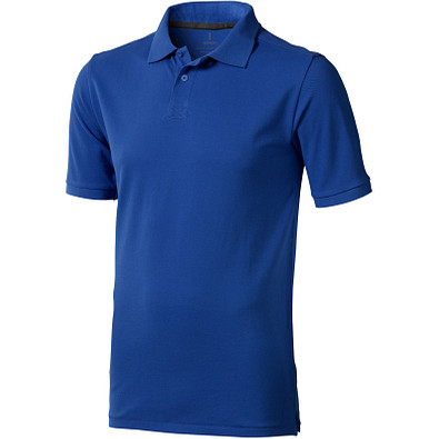 ELEVATE Herren Poloshirt Calgary, blau, XS