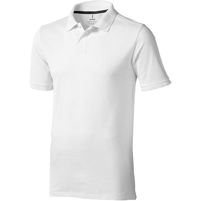 ELEVATE Herren Poloshirt Calgary, weiß, XS