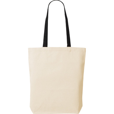 Canvas Tasche Shoppy Colour, schwarz