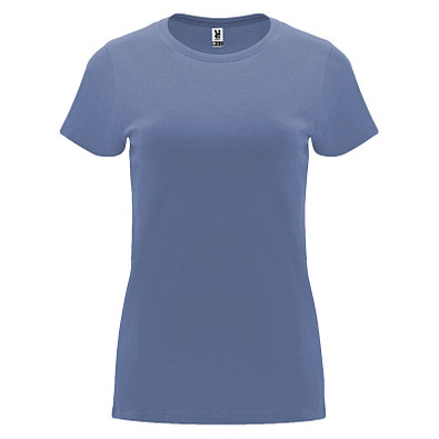 Capri T-Shirt für Damen, Blue Denim, M