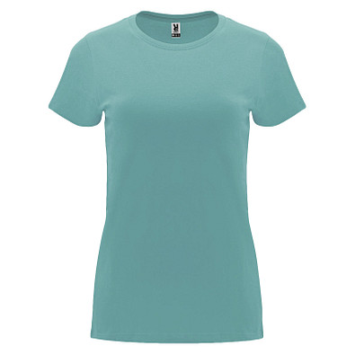 Capri T-Shirt für Damen, Dusty Blue, 2XL