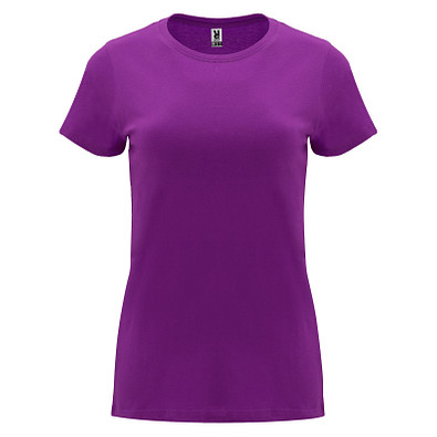 Capri T-Shirt für Damen, lila, 2XL