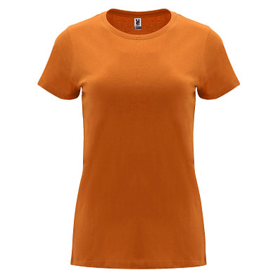 Capri T-Shirt für Damen, orange, M
