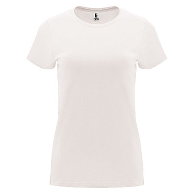 Capri T-Shirt für Damen, Vintage White, 2XL