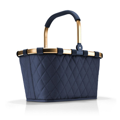 reisenthel® Einkaufskorb carrybag, gold/rhombus midnight