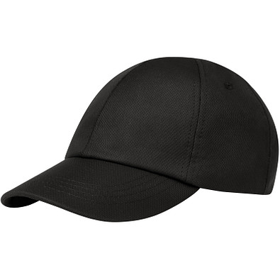 Cerus Cool Fit Kappe mit 6 Segmenten, schwarz