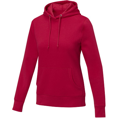 Charon Damen Kapuzenpullover, rot, L