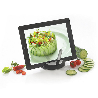 XD DESIGN Chef Tabletständer mit Touchpen, schwarz/silber XD DESIGN Chef Tabletständer mit Touchpen, schwarz/silber