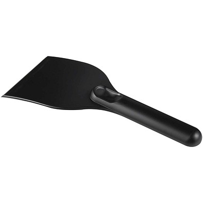 Chilly large recycled plastic ice scraper, schwarz