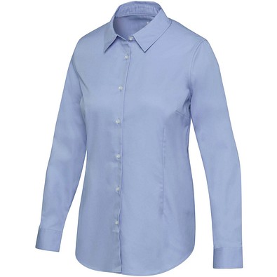 Citrine 185 g/m² Twill Bluse, hellblau, XS