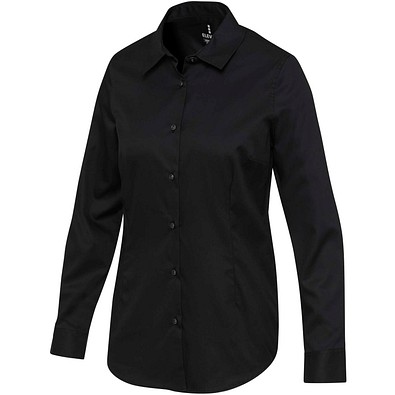 Citrine 185 g/m² Twill Bluse, schwarz, XS