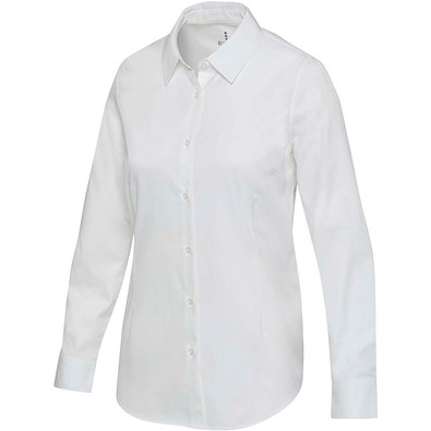 Citrine 185 g/m² Twill Bluse, weiss, XS