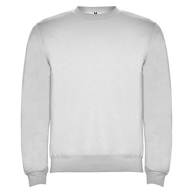 Clasica Sweatshirt mit Rundhalsausschnitt Unisex, Ash white melange, M