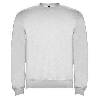 Clasica Sweatshirt mit Rundhalsausschnitt Unisex, Ash white melange, XL