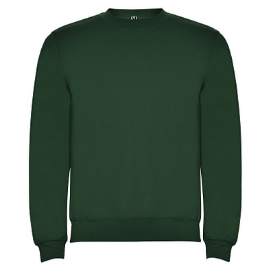 Clasica Sweatshirt mit Rundhalsausschnitt Unisex, dunkelgrün, XL