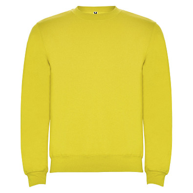 Clasica Sweatshirt mit Rundhalsausschnitt Unisex, gelb, M