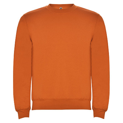 Clasica Sweatshirt mit Rundhalsausschnitt Unisex, orange, XL