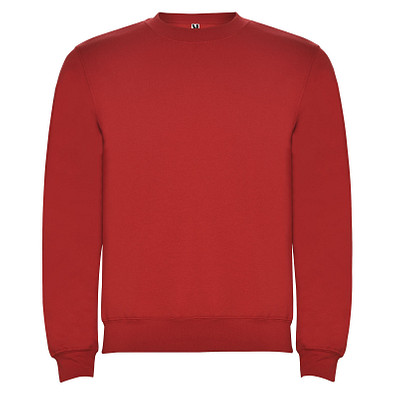 Clasica Sweatshirt mit Rundhalsausschnitt Unisex, rot, M