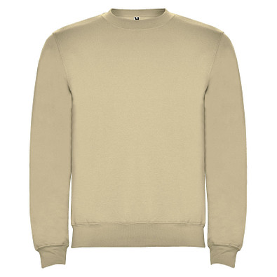 Clasica Sweatshirt mit Rundhalsausschnitt Unisex, sand meliert, 2XL