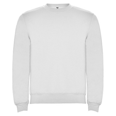 Clasica Sweatshirt mit Rundhalsausschnitt Unisex, weiss, M